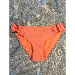 NWOT Large Orange Bikini bottom by Becca